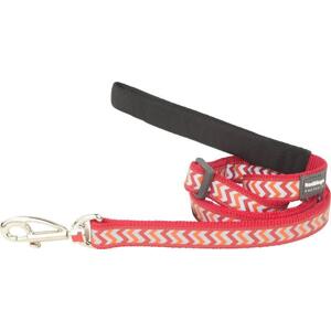 Vodítko RD reflective ZIGGY/red - 2,0cm/1,8m