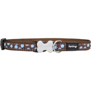 Obojek RD Blue Spots on Brown  - 2,0/30-47cm