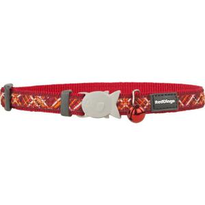 Obojek RD  cat FLANNO red - 1,2/20-32cm