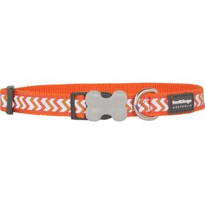 Obojek RD reflective ZIGGY/orange - 1,5/24-37cm