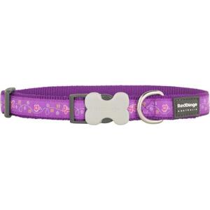 Obojek RD BUTTERFLY purple - 1,5/24-37cm