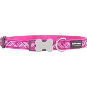 Obojek RD FLANNO hot pink - 2/30-47cm