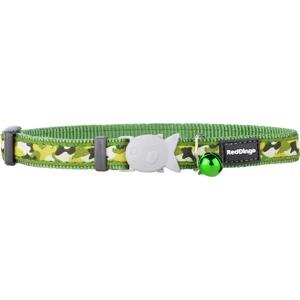 Obojek RD  cat CAMOUFLAGE GREEN - 1,2/20-32cm