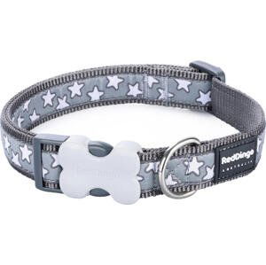 Obojek RD stars COOL GREY - 2,5cm/41-63cm