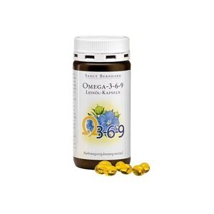 Sanct Bernhard Lněný olej Omega 3-6-9 500 mg 180 kapslí