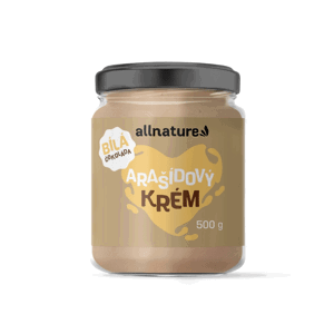 Allnature Arašídový krém s bílou čokoládou 500 g