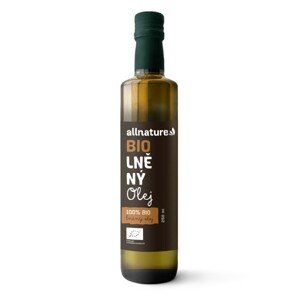 Allnature Lněný olej BIO 250 ml