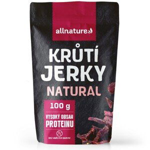 Allnature Turkey Natural jerky - sušené krůtí maso 100g