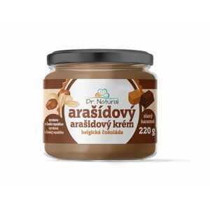 Dr. Natural Arašídový krém s belgickou čokoládou a slaným karamelem 220g