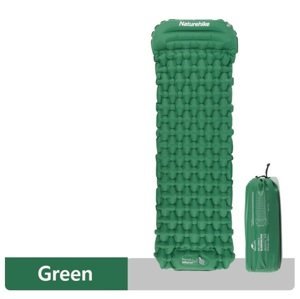 Naturehike FC-12 - nafukovací ultralehká karimatka s vestavěnou pumpou 620g Barva: Tmavě zelená