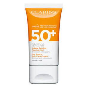 Clarins Zmatňující pleťový krém na opalování SPF 50+ (Dry Touch Sun Care Cream) 50 ml