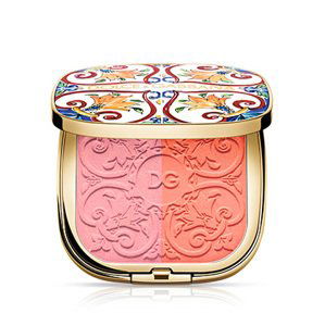 Dolce & Gabbana Rozjasňující pudr Solar Glow (Illuminating Powder Duo) 10 g 01 Sweet Pink