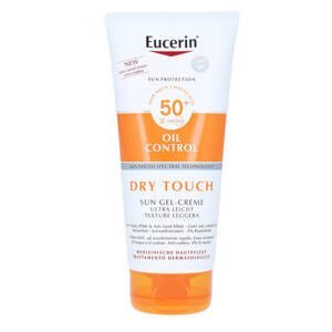 Eucerin Krémový gel na opalování Dry Touch Oil Control SPF 50+ (Sun Gel-Creme) 200 ml
