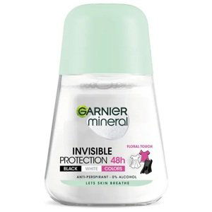 Garnier Minerální antiperspirant pro dlouhotrvající svěžest Roll-on Invisible 50 ml