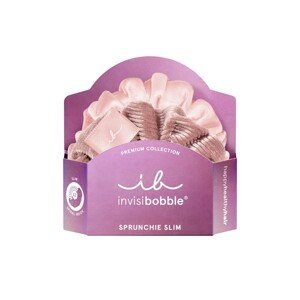 Invisibobble Gumička do vlasů Sprunchie Slim Premium La Vie en Rose 2 ks