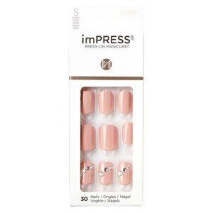 KISS Samolepící nehty imPRESS Nails Crystal Blossom 30 ks