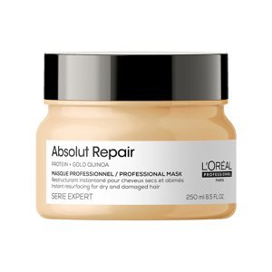 L´Oréal Professionnel Intenzivně regenerační maska pro velmi poškozené vlasy Serie Expert Absolut Repair Gold Quinoa + Protein (Instant Resurfacing Mask) 250 ml