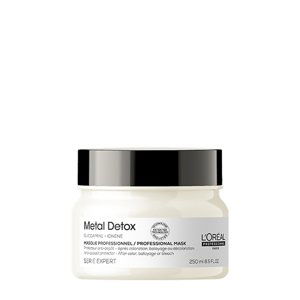 L´Oréal Professionnel Maska pro barvené a poškozené vlasy, pro lesk vlasů, déletrvající barvu, bohatá textura Serie Expert Metal Detox (Professional Mask) 250 ml