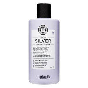 Maria Nila Hydratační kondicionér neutralizující žluté tóny vlasů Sheer Silver (Conditioner) 300 ml