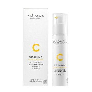 MÁDARA Rozjasňující pleťový krém Vitamin C (Illuminating Recovery Cream) 50 ml