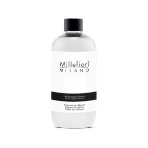 Millefiori Milano Náhradní náplň do aroma difuzéru Natural Květiny z bílého papíru 500 ml