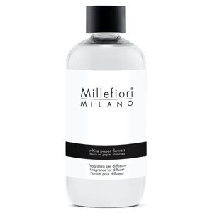 Millefiori Milano Náhradní náplň do aroma difuzéru Natural Květiny z bílého papíru 250 ml
