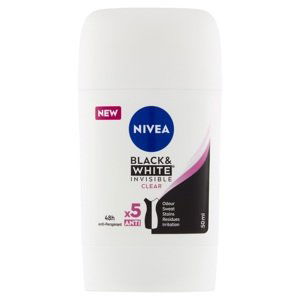 Nivea Tuhý antiperspirant Invisible For Black & White Clear 50 ml