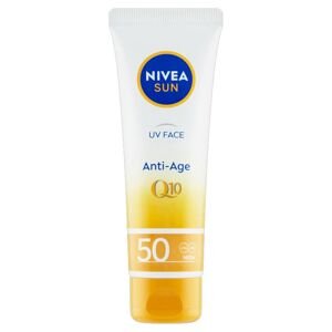 Nivea Protivráskový krém na opalování SPF 50 (UV Face Q10 Anti-Age & Anti-Pigments) 50 ml