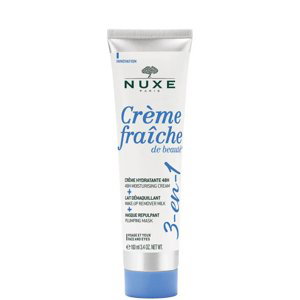 Nuxe Hydratační krém, odličovací mléko a vyplňující maska 3v1 Creme Fraiche De Beauté (Moisturising Cream, Make-up Remover Milk and Plumping Mask) 100 ml