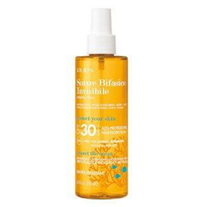 PUPA Milano Dvoufázový sprej na opalování SPF 30 (Invisible Two-Phase Sunscreen) 200 ml