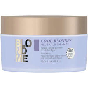 Schwarzkopf Professional Vyživující maska neutralizující žluté tóny Cool Blondes (Neutralizing Mask) 200 ml