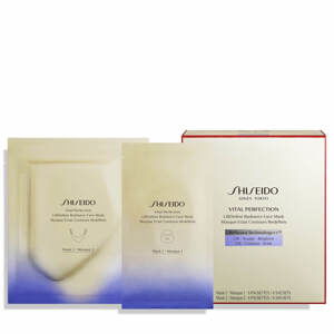 Shiseido Zpevňující plátýnková maska Vital Perfection LiftDefine Radiance (Face Mask) 2 x 6 ks