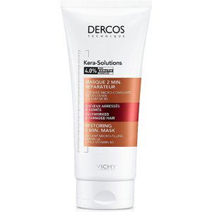 Vichy Maska pro obnovu poškozených vlasů Derkos Kera-Solutions (Restoring 2 Min Mask) 200 ml