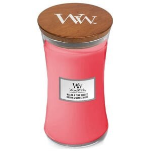 WoodWick Vonná svíčka váza Melon & Pink Quartz 609,5 g
