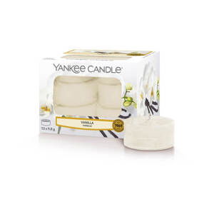 Yankee Candle Aromatické čajové svíčky Vanilla 12 x 9,8 g