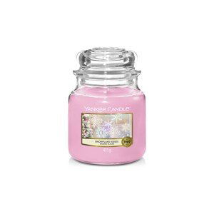 Yankee Candle Aromatická svíčka Classic střední Snowflake Kisses 411 g