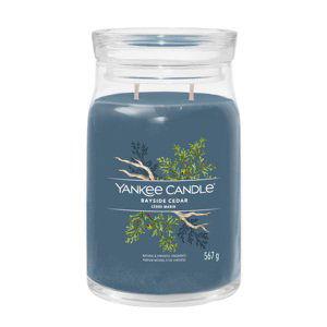 Yankee Candle Aromatická svíčka Signature sklo velké Bayside Cedar 567 g