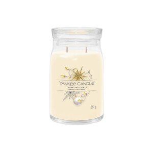 Yankee Candle Aromatická svíčka Signature sklo velké Twinkling Lights 567 g