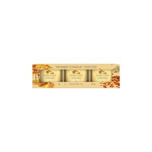 Yankee Candle Sada votivních svíček ve skle Autumn Sunset 3 x 37 g