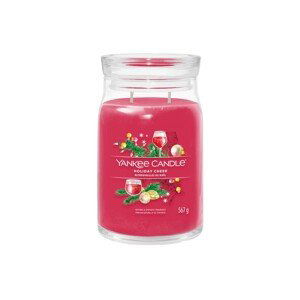 Yankee Candle Aromatická svíčka Signature sklo velké Holiday Cheer 567 g