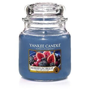 Yankee Candle Vonná svíčka Classic střední Mulberry & Fig Delight 411 g
