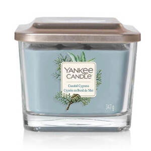 Yankee Candle Aromatická svíčka střední hranatá Coastal Cypress 347 g