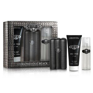 Cuba Prestige Black - EDT 90 ml + voda po holení 100 ml + sprchový gel 200 ml