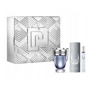 Paco Rabanne Invictus - EDT 100 ml + deodorant ve spreji 150 ml + EDT 10 ml