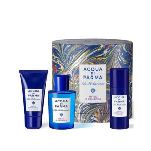 Acqua Di Parma Blue Mediterraneo Mirto Di Panarea - EDT 75 ml + sprchový gel 40 ml + tělové mléko 50 ml