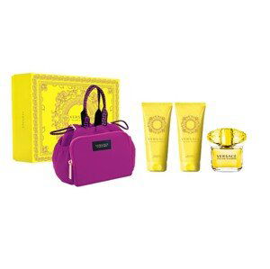 Versace Yellow Diamond - EDT 90 ml + tělové mléko 100 ml + sprchový gel 100 ml + kosmetická taštička