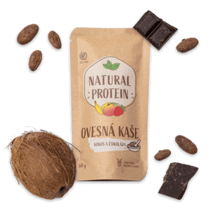 Proteinová ovesná kaše - Kokos s čokoládou (60 g) 10 kusů