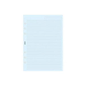 Filofax A5 linkovaný papír, modrý, 25 listů