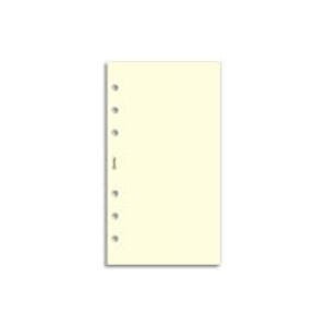 Filofax nelinkovaný papír A6 krémový 30 listů