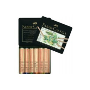 Faber-Castell Umělecké pastely Pitt Pastel plechová krabička 24 ks 112124